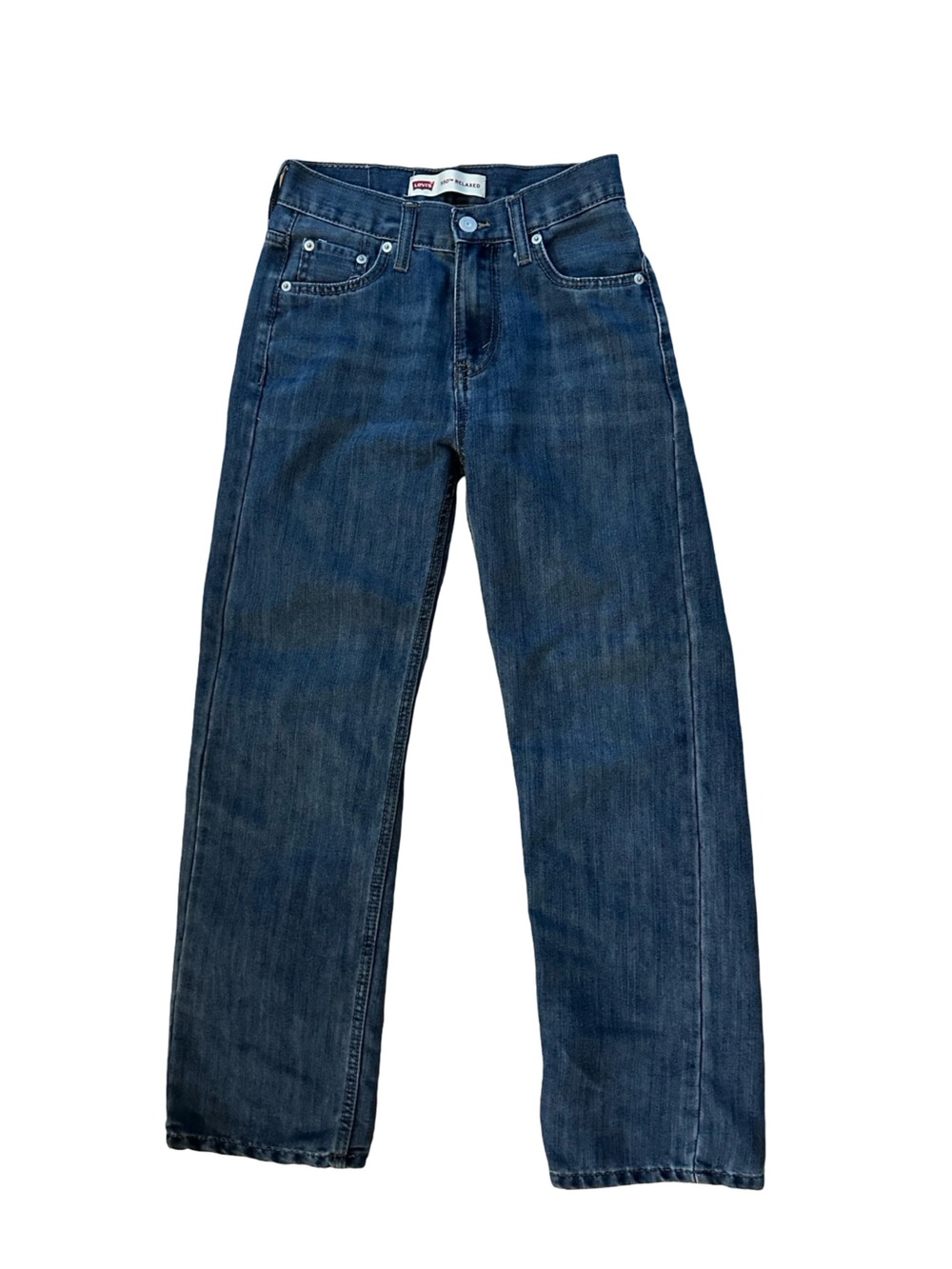 Levi’s 550 Relaxed Medium Wash Jeans Boys Youth 14 Slim 25x27